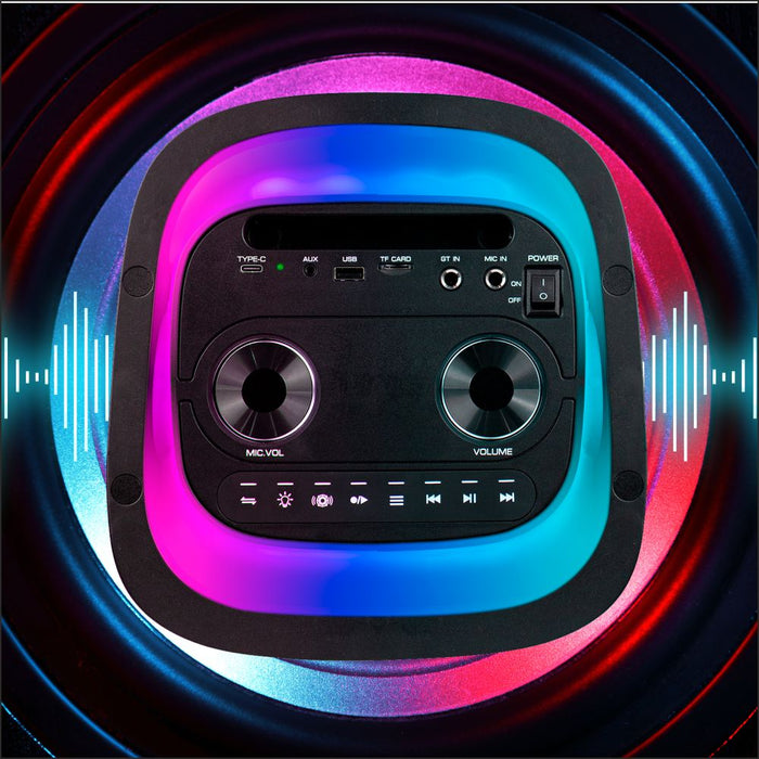 Manta караоке високоговорител Power Audio Argos с микрофон и дистанционно