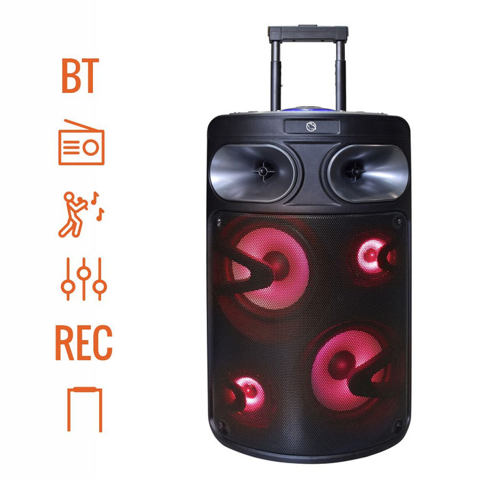 Manta караоке високоговорител Power Audio Fobos с микрофон