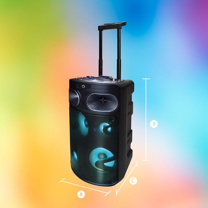 Manta караоке високоговорител Power Audio Fobos с микрофон