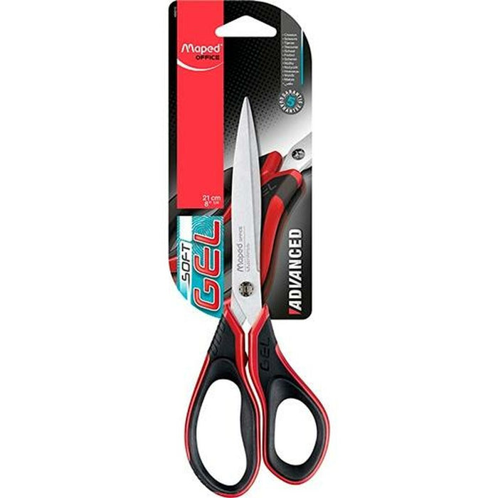 Ножици Maped Advanced Soft Gel Червен Черен Неръждаема стомана 21 cm (24 броя)