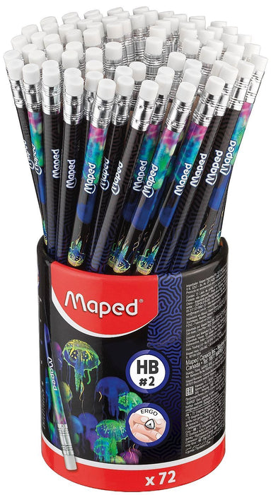 Графитен молив Maped Deepsea Paradise - HB, с гумичка