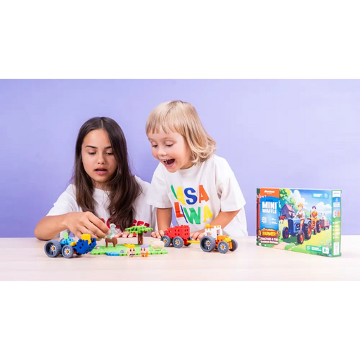 MARIOINEX Мини строителни блокове за гофрети Трактори