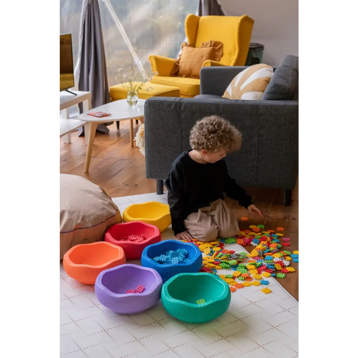 MARIOINEX Мини вафлени строителни блокчета 500 части