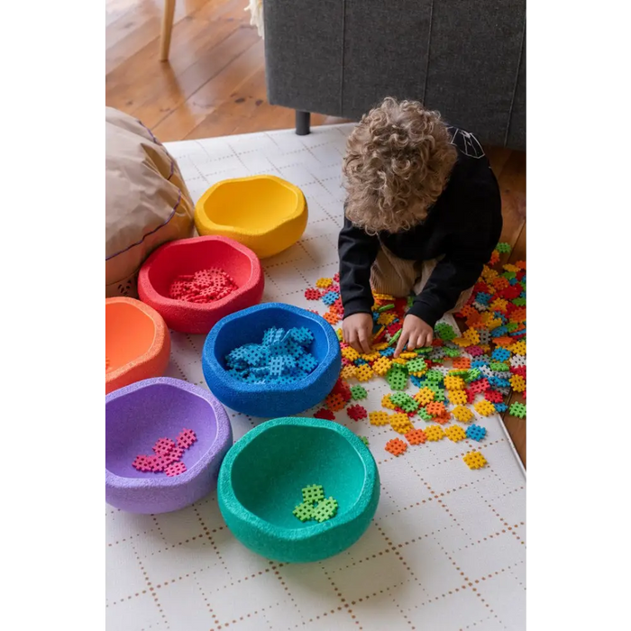 MARIOINEX Мини вафлени строителни блокчета 500 части