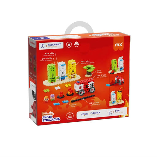 Marioinex Мини Waffle City Строителни блокове Пожарникарско