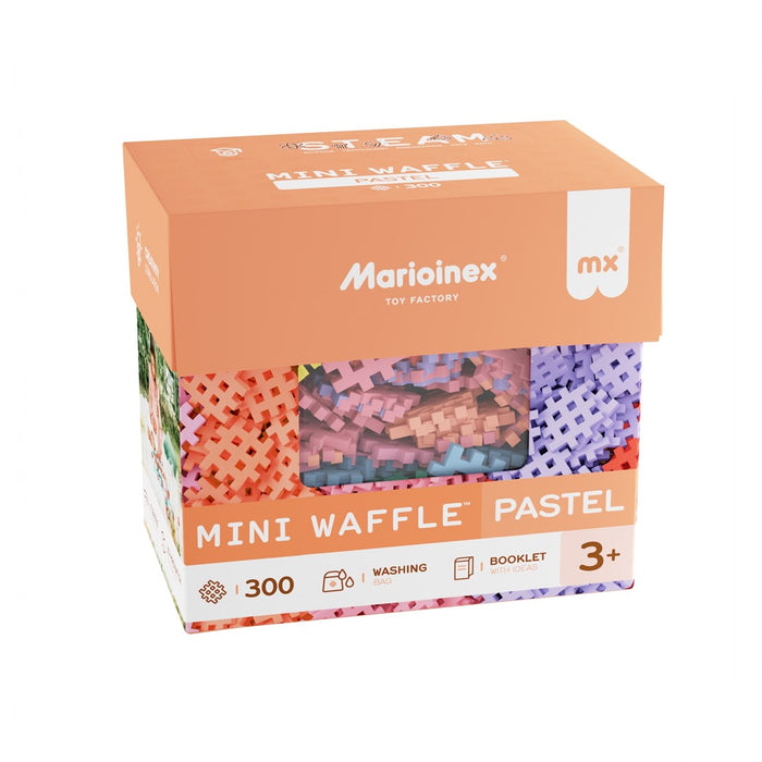 MARIOINEX Мини вафлени пастелни строителни блокчета, 300 части
