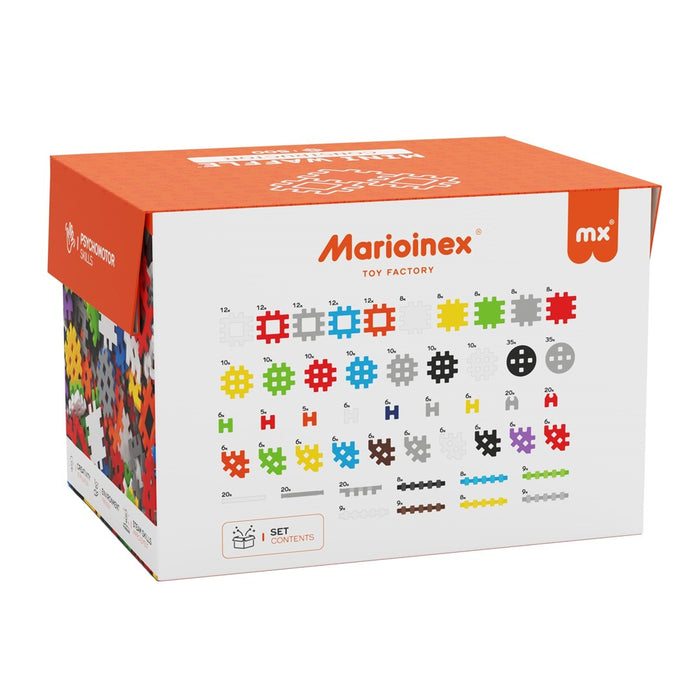MARIOINEX Мини конструктор с гофрети, 500 части