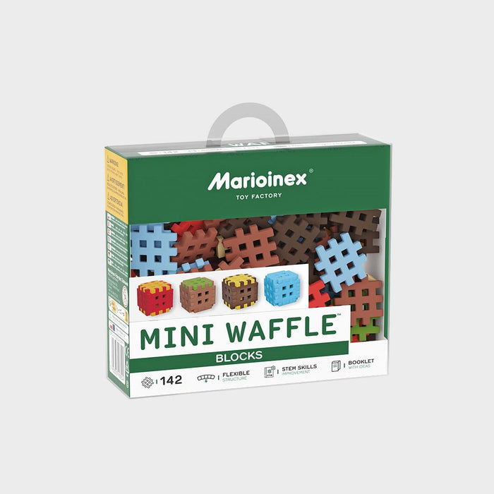 Мини вафлени строителни блокчета Marioinex, 142 части