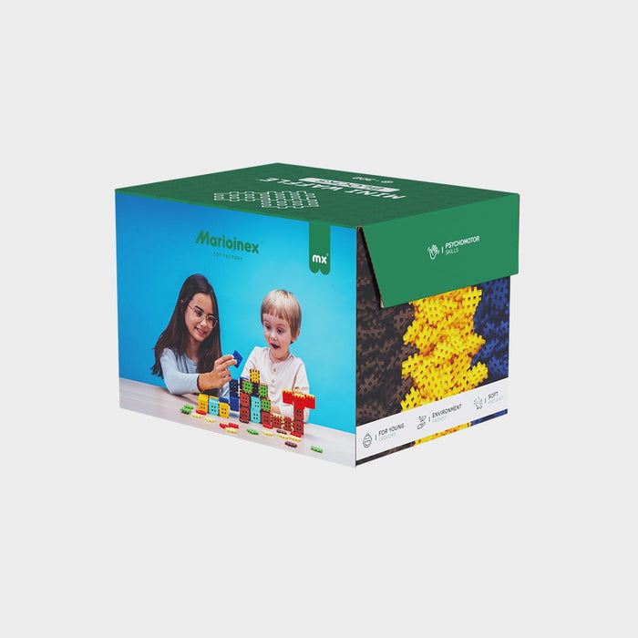 Marioinex Мини вафлени строителни блокчета, 302 части