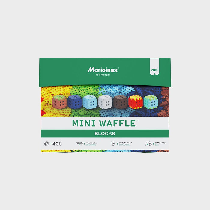 Строителни блокчета Marioinex Mini Waffle, 406 части