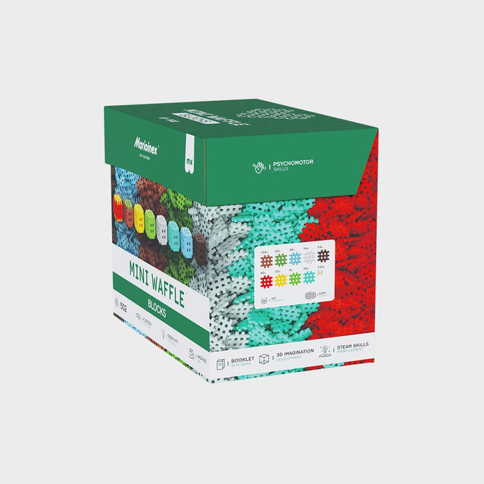 Строителни блокчета Marioinex Mini Waffle, 502 части