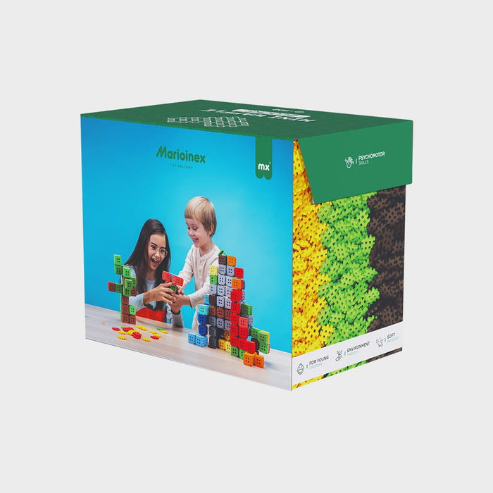 Строителни блокчета Marioinex Mini Waffle, 502 части
