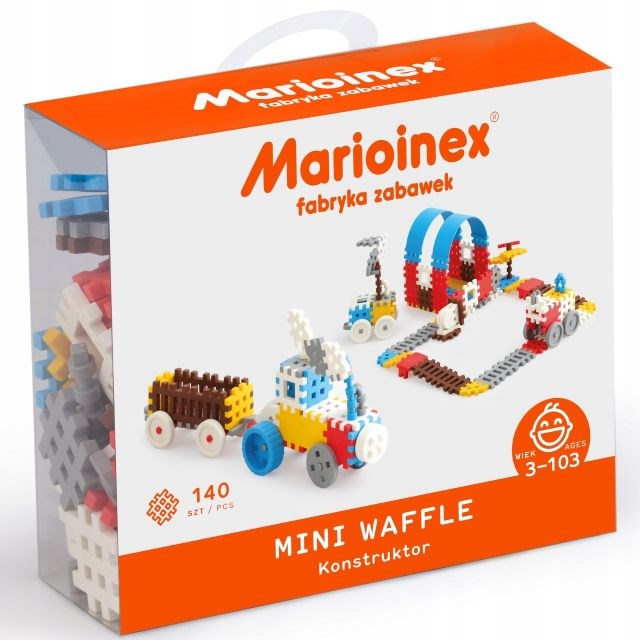 Комплект строителни блокчета Marioinex Mini Waffle 2, 140 части