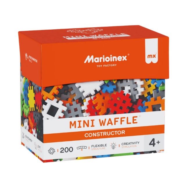 Marioinex Мини вафлени строителни блокчета, 200 части