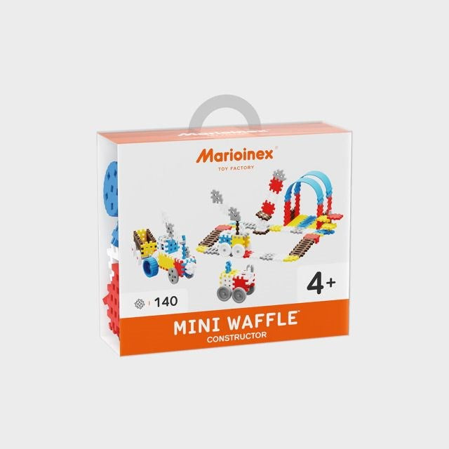 MARIOINEX Мини вафлени строителни блокчета, 140 части