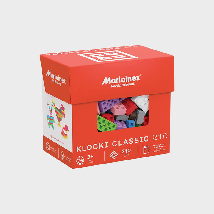 Класически строителни блокове Marioinex, 210 части
