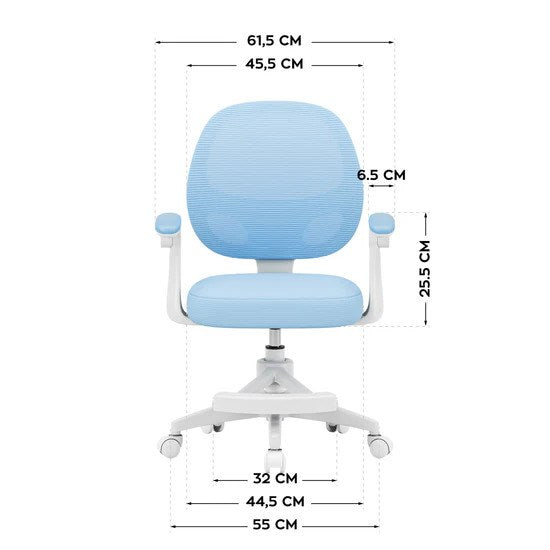 Въртящ се стол Junior 3.1 Blue