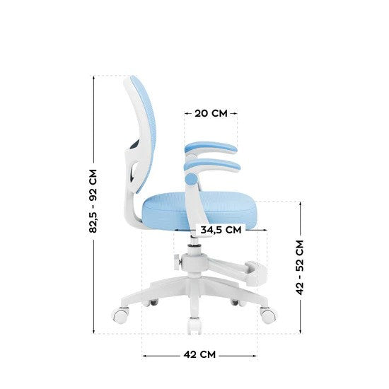 Въртящ се стол Junior 3.1 Blue