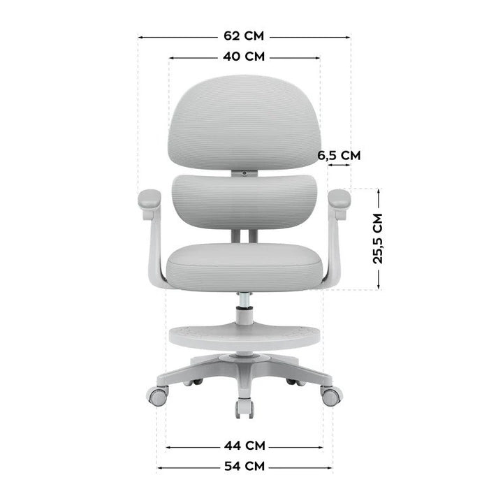 Въртящ се стол Junior 4.4 Grey