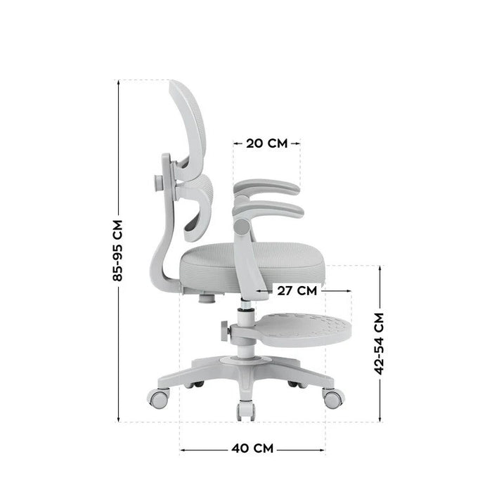 Въртящ се стол Junior 4.4 Grey