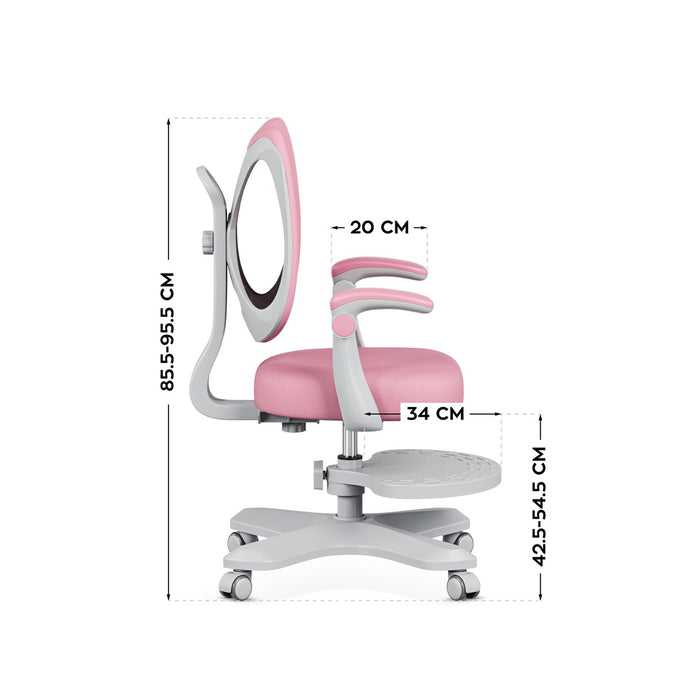 Въртящ се стол Junior 4.6 Pink