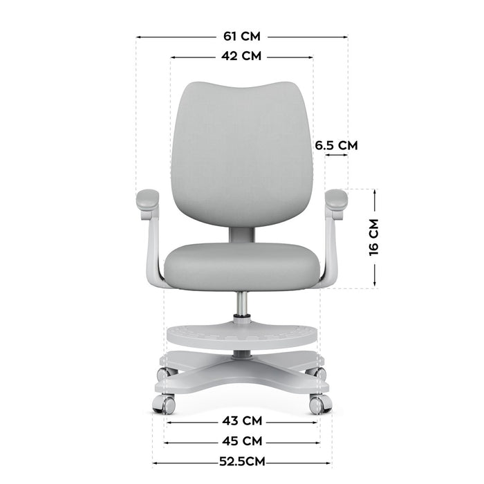 Въртящ се стол Junior 4.6 Grey