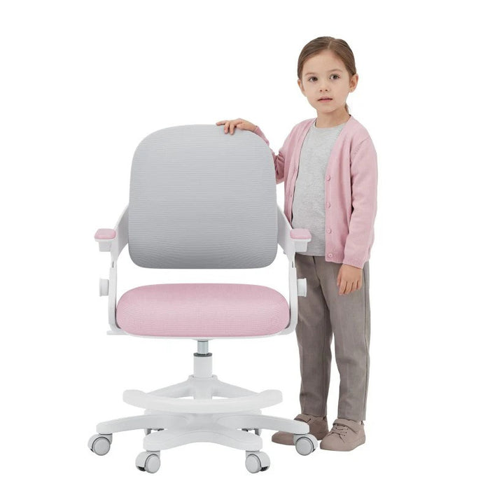 Въртящ се стол Junior 4.3 Pink-Grey