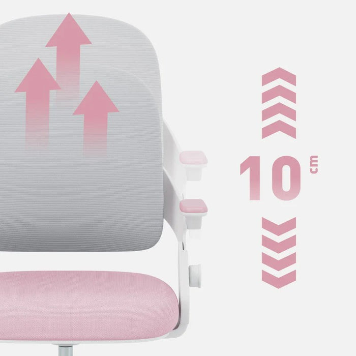 Въртящ се стол Junior 4.3 Pink-Grey