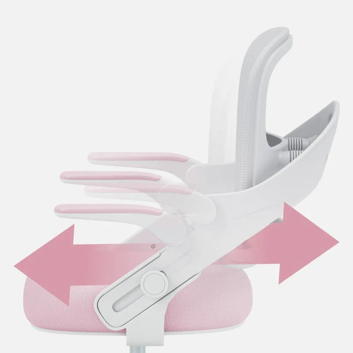 Въртящ се стол Junior 4.3 Pink-Grey