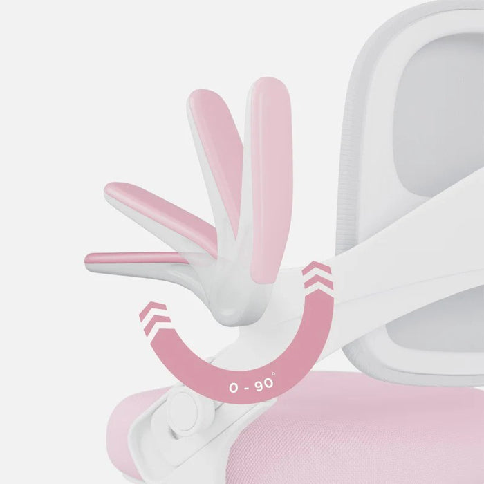 Въртящ се стол Junior 4.3 Pink-Grey
