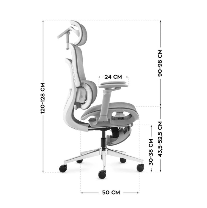 Fotel biurowy Visioner 8.3 Gray N