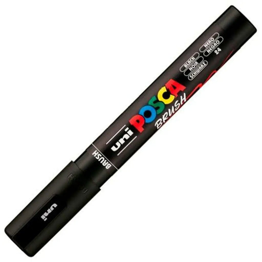Маркер BRUSH POSCA PC-5BR Черен (6 броя)