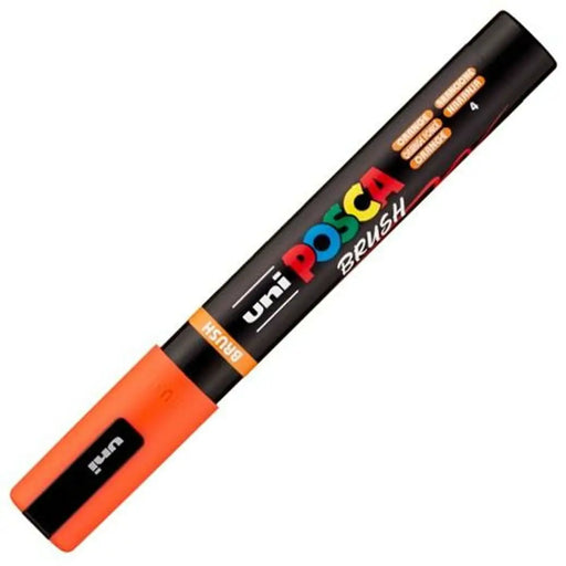 Маркер BRUSH POSCA PC-5BR Оранжев (6 броя)