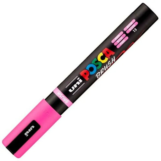 Маркер BRUSH POSCA PC-5BR Розов (6 броя)