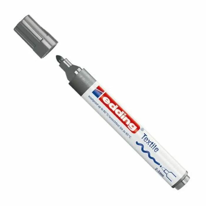 Маркер Edding Textile 4500 Сив (10 броя)