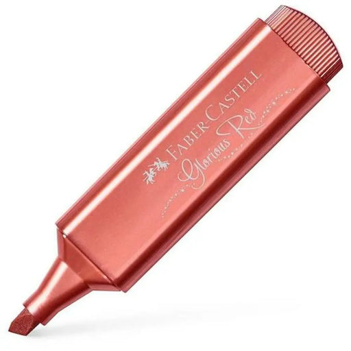 Маркер Faber-Castell Textliner 46 Метален Червен (10 броя)