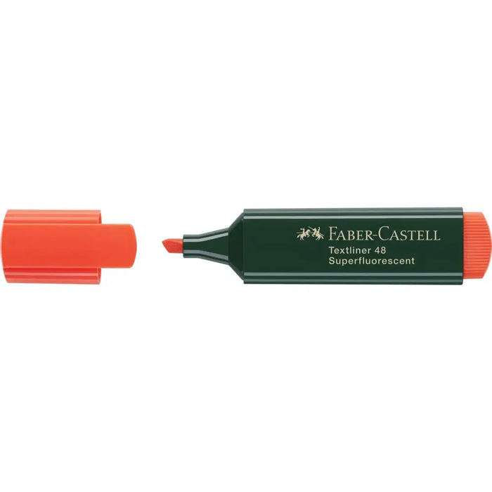 Маркер Faber-Castell TEXTLINER 48 Оранжев (10 броя)