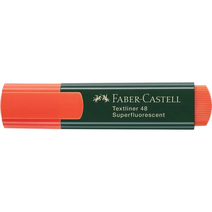Маркер Faber-Castell TEXTLINER 48 Оранжев (10 броя)