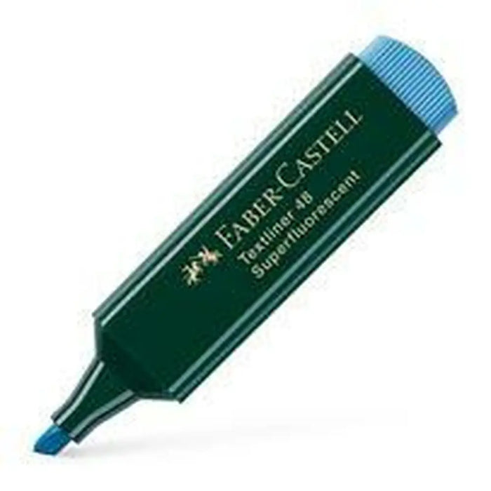Маркер Faber-Castell TEXTLINER 48 Син (10 броя)