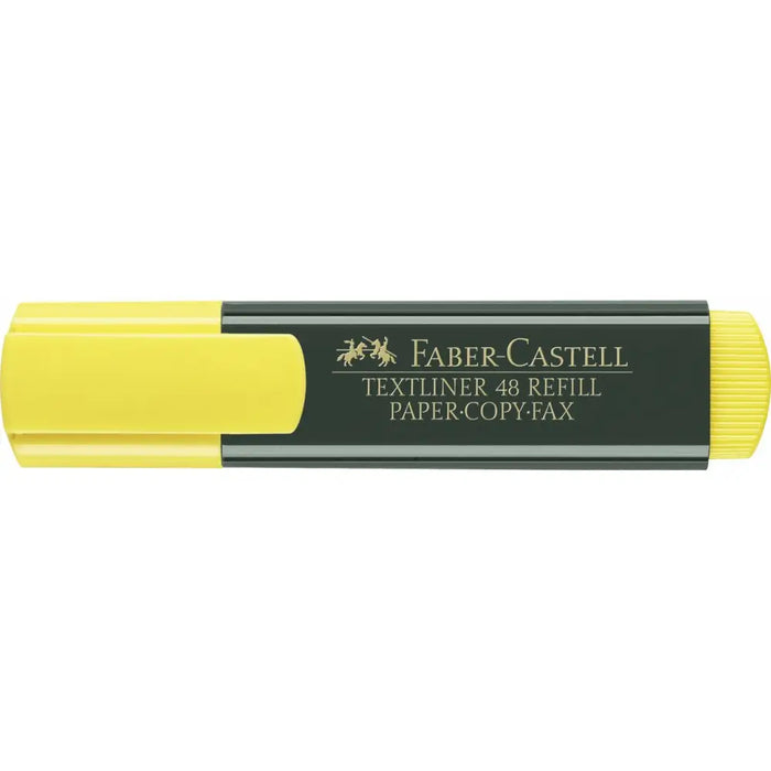 Маркер Faber-Castell TEXTLINER 48 Жълт (10 броя)