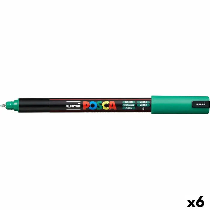 Маркер POSCA PC-1MR Зелен (6 броя)