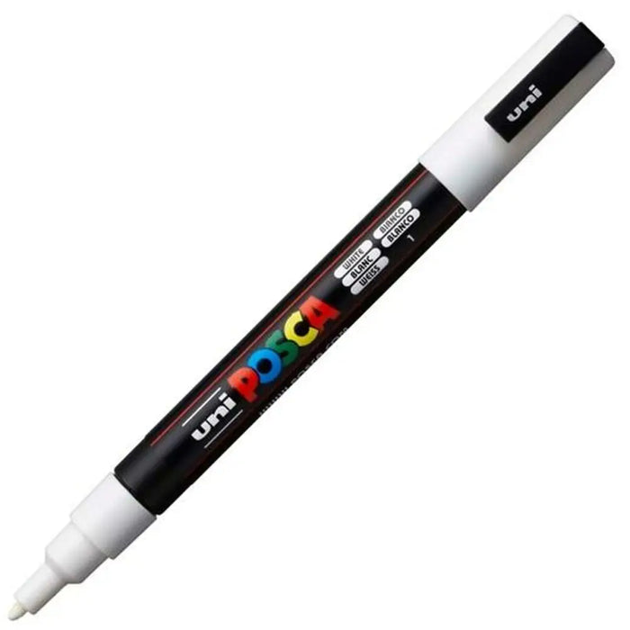 Маркер POSCA PC-3M Бял (6 броя)