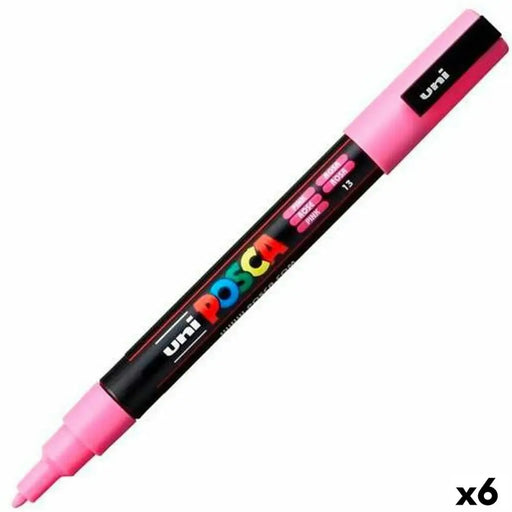 Маркер POSCA PC-3M Розов (6 броя)