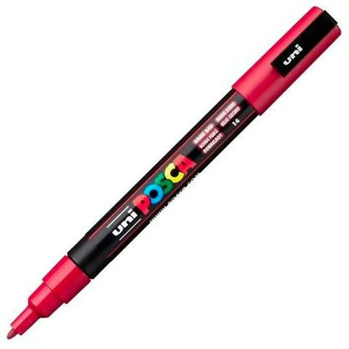 Маркер POSCA PC-3M Тъмно червен (6 броя)
