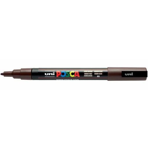 Маркер POSCA PC-3M Тъмно сив (6 броя)