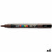 Маркер POSCA PC-3M Тъмно сив (6 броя)