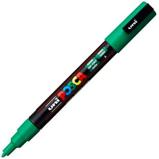 Маркер POSCA PC-3M Зелен (6 броя)