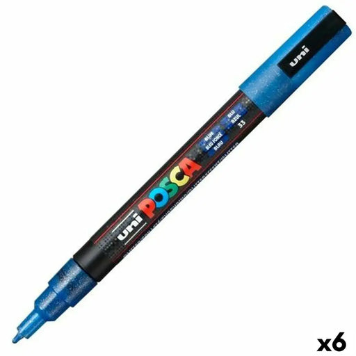 Маркер POSCA PC-3ML Син (6 броя)