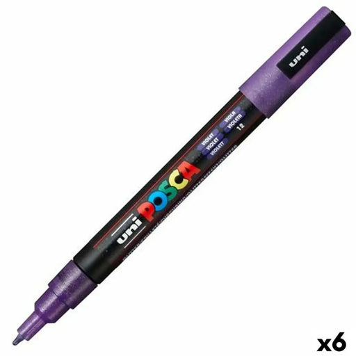 Маркер POSCA PC-3ML Виолетов (6 броя)