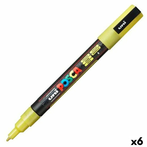 Маркер POSCA PC-3ML Жълт (6 броя)